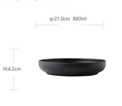 Snow Glaze Foreign Trade Ceramic Dining Plate