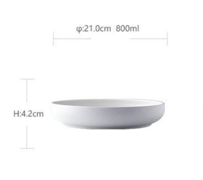 Snow Glaze Foreign Trade Ceramic Dining Plate