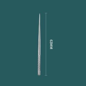 304 Stainless Steel Toothpick Suit (Option: Short Straight Sign)