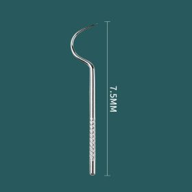 304 Stainless Steel Toothpick Suit (Option: Long Round Sign)