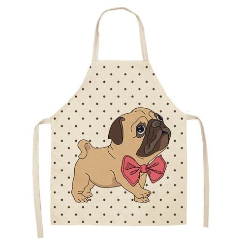 Cartoon Puppy Sleeveless Apron Home Daily Use