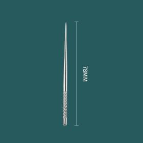304 Stainless Steel Toothpick Suit (Option: Long Straight Sign)