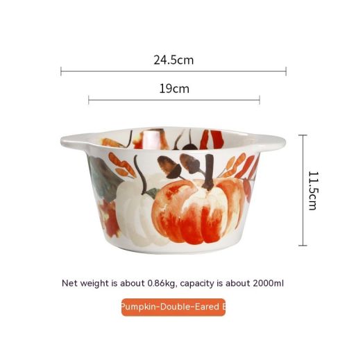 Pastoral Style Ceramic Tableware Rice Bowl